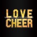 Love Cheer Rhinestone Heat Transfer